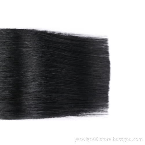 10A Grade Peruvian Hair Extension Human 1# Jet Black Color Woman Hair Weaving Tape In Cuticle Aligned Peruvian Virgin Remy Hair